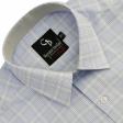 Checks Blue Shirt : Business