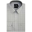 Checks Gray Shirt : Business