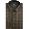 Checks Fawn Shirt : Business