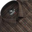 Checks Fawn Shirt : Business