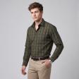 Checks Green Shirt : Business