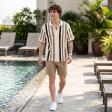 Stripes Cream T-shirt : Regular