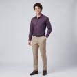 Stripes Mauve Shirt : Business