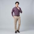 Stripes Maroon Shirt : Business