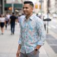 Print Blue Shirt : Ditto