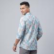 Print Blue Shirt : Ditto