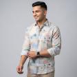 Print Blue Shirt : Ditto