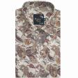 Print Brown Shirt : Party