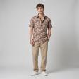 Print Brown Shirt : Party