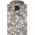Print Brown Shirt : Party