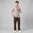 Print Brown Shirt : Party