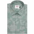 Print Green Shirt : Ditto