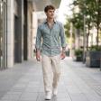 Print Green Shirt : Ditto