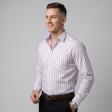 Stripes Mauve Shirt : Business