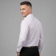 Stripes Mauve Shirt : Business