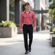 Stripes Red Shirt : Business