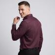 Stripes Maroon Shirt : Business