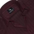 Stripes Maroon Shirt : Business