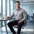 Plain Gray Shirt : Business