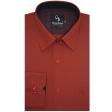 Plain Rust Shirt : Business