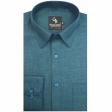 Self Design Green Shirt : Business