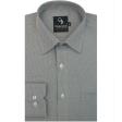 Self Design Gray Shirt : Business