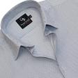 Self Design Blue Shirt : Business