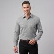 Self Design Gray Shirt : Business