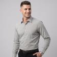 Self Design Gray Shirt : Business