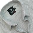 Self Design Gray Shirt : Business