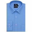 Self Design Blue Shirt : Business