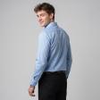 Self Design Blue Shirt : Business