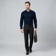 Plain Navy Blue Shirt : Business