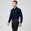 Plain Navy Blue Shirt : Business