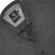 Plain Dark Gray Shirt : Business