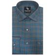 Checks Gray Shirt : Business