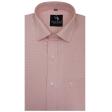 Self Design Peach Shirt : Business