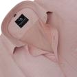 Self Design Peach Shirt : Business