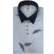 Print Blue Shirt : Ditto