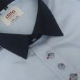 Print Blue Shirt : Ditto