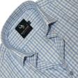 Checks Blue Shirt : Business