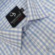 Checks Blue Shirt : Business