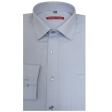 Self Design Blue Shirt : Slim