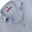 Self Design Blue Shirt : Slim