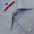 Self Design Blue Shirt : Slim