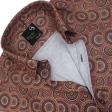 Print Brown Shirt : Party