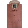 Checks Rust Shirt : Business