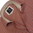 Checks Rust Shirt : Business