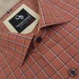 Checks Rust Shirt : Business