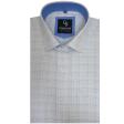 Checks Blue Shirt : Business